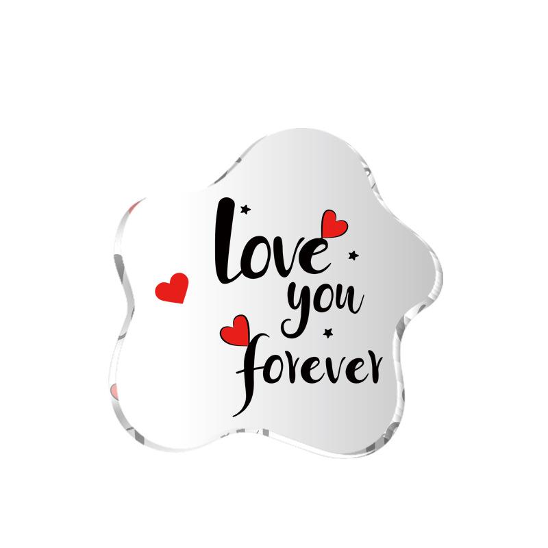 Schlafzimmer Wohnzimmer Schreibtischdekoration Geformtes Acryl Valentinstag Muttertag Geschenk Ornament