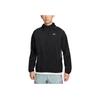Nike Trail Aireez Solid Color Hooded Zip-Up Breathable Casual Long Sleeve Jacket Men Jackets Black FN4003-010