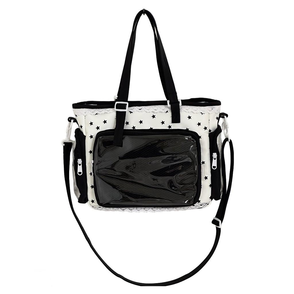 Student Tote Bag With Nylon Material And Zipper Closure For Casual School Travel Use
