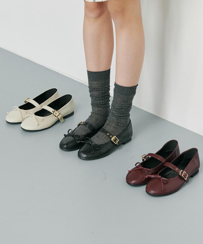 Fri Fla Ljh5003 Round Ribbon Maryjane Flat _ 3Colors