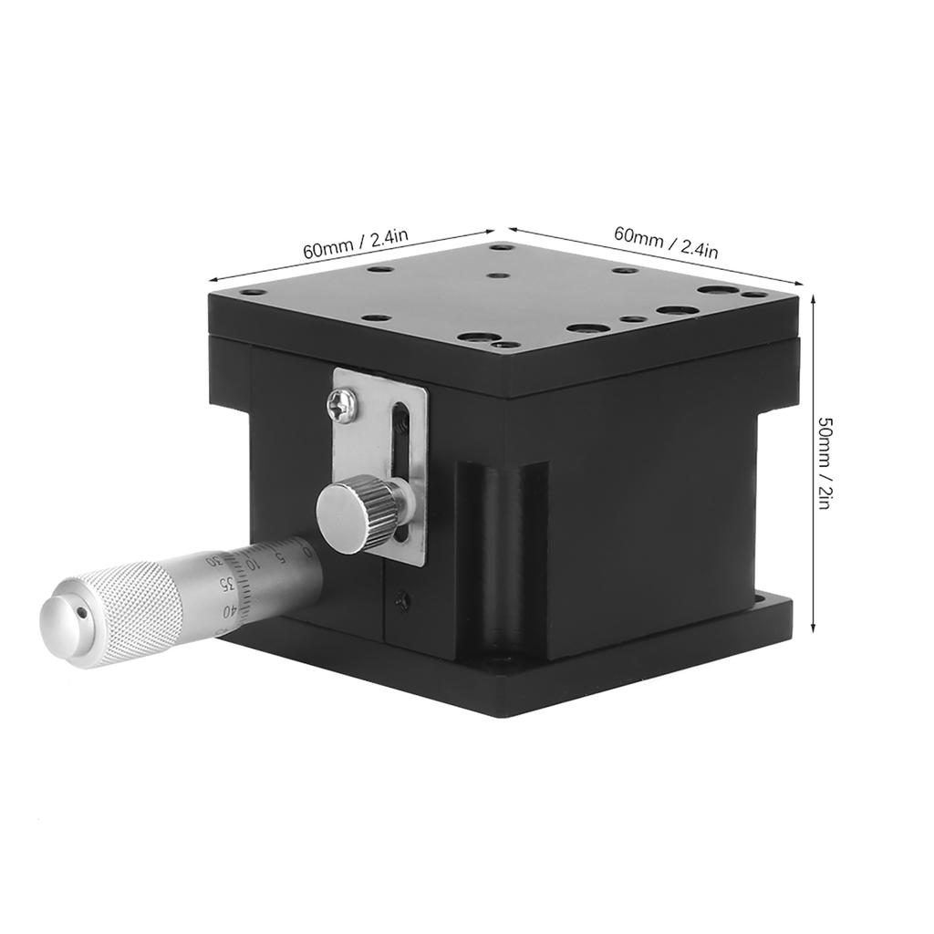 SEMZA 60 Trimming Platform Slide Table Fine Tuning Bearing Vertical Linear Stage 60*60*50mm