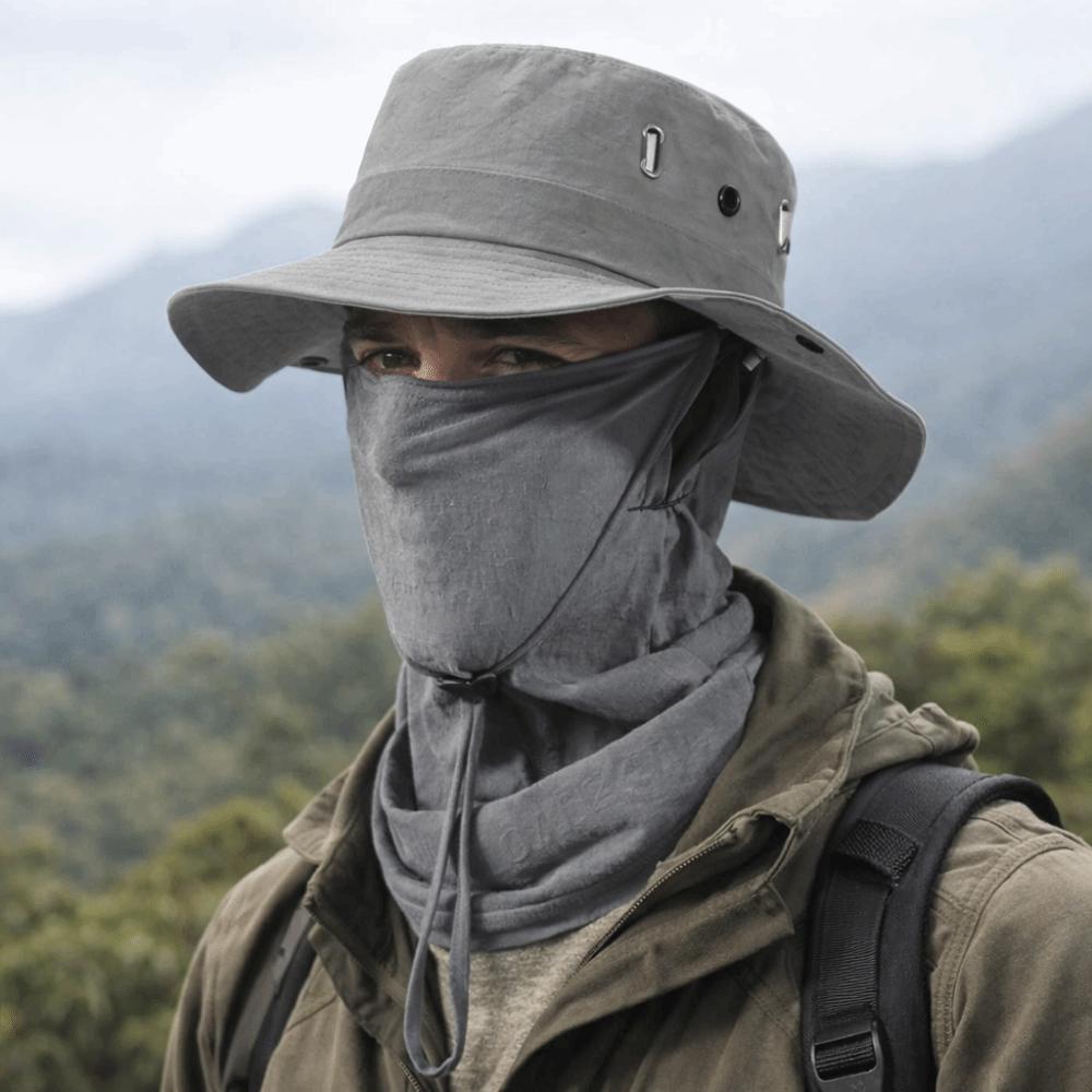 Breathable Full Face Mask Quick Dry Fishing Cap Unisex Design Fisherman Hat  Men