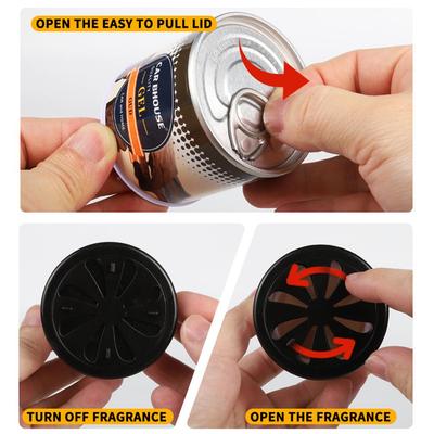 Car Air Freshener Car Home Dual-Use Balm Car Freshening & Odor Elimination Gel Long-Lasting Fragrance Interior Supplies