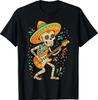 Dia De Los Muertos Skeleton Dancing Skull Day of The Dead T-Shirt
