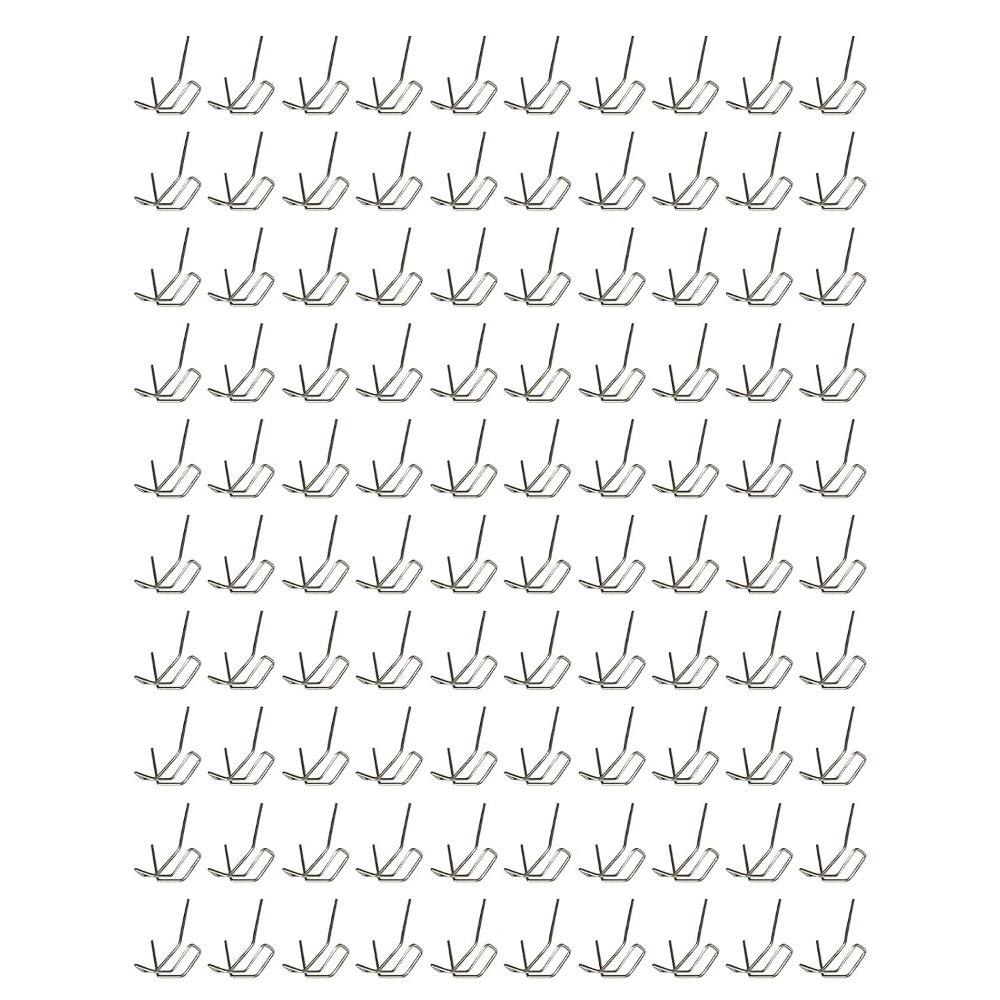 800pcs Precut Hot Staples Welding Rods 0.6mm-0.8mm Hot Wave Flat Staples For Plastic Welding