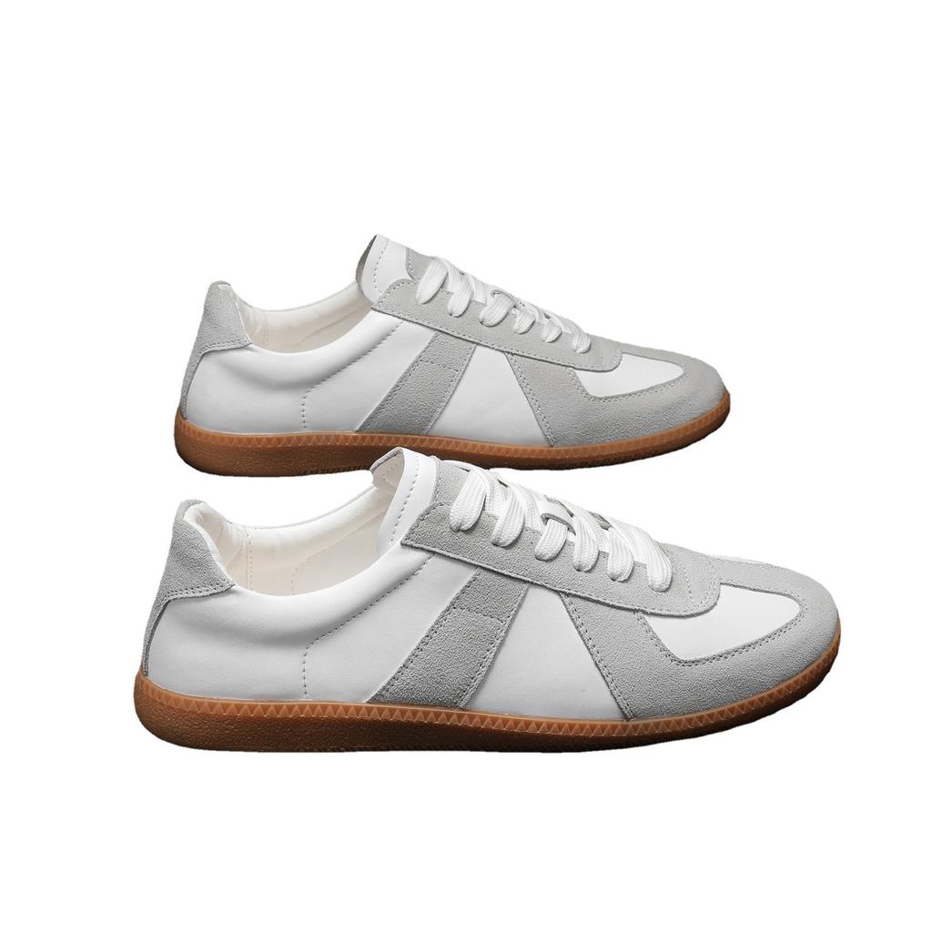 New German Training Men's Shoes Spring and Autumn Trends with Student Casual Board Shoes Men's Live Streaming Forrest Gump Shoes Men's White Shoes