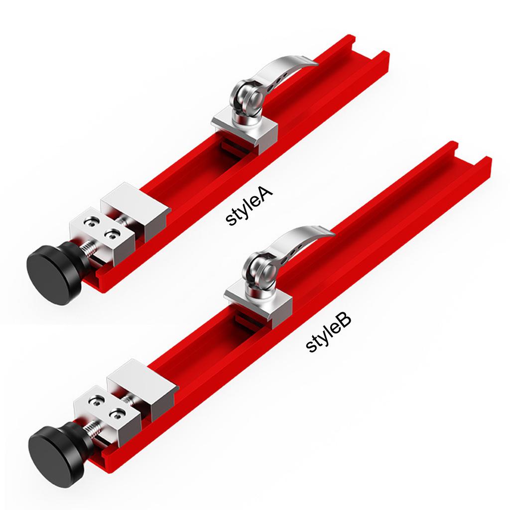 Cutting Machine Ruler Adjustable Width Circular Saw Guide Rail Two-Way Buckle Locking Clamp for Woodworking Engraving Framing
