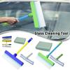 Microfiber Cloth Glass Cleaning Set with Squeegee for Quick Cleaning of Car Windows Window Glass And Tiles