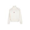 Puma Sudadera de Manga Larga con Cuello Alto y Media Cremallera Bordada para Mujer Tops Blanco Crudo 539911-93