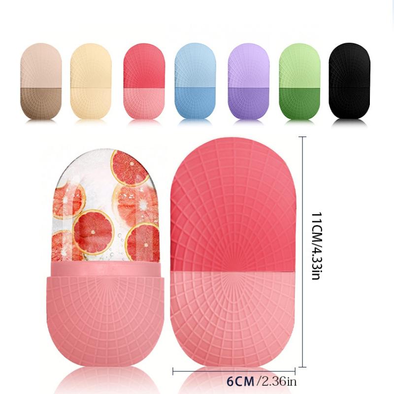 Silicone Ice Roller for Face and Eyes – Reusable, Leak-Proof Facial Massager for Cooling and Skin Firming