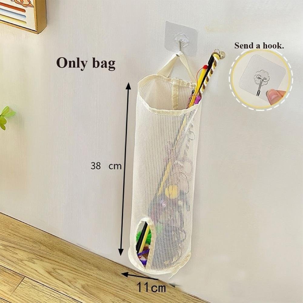 

Настенный сетчатый органайзер для кошачьих палочек, подходящий для хранения игрушек для питомцев, хранения кошачьих игрушек, сумка для хранения щенячьих игрушек, не занимающая места