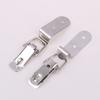 90 Degrees Duck-Mouth Buckle Hook Lock Stainless Steel Spring Loaded Draw Toggle Latch Clamp Clip Silver Hasp Latch Catch Clasp