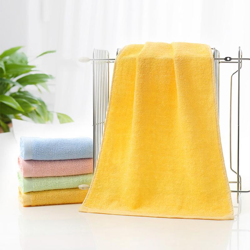 

Однотонні рушники для рук у ванну кімнату, м який рушник з бамбукового волокна, рушник для рук з високою поглинальною здатністю, побутові м які абсорбуючі дитячі рушники 25x50cm жовтий