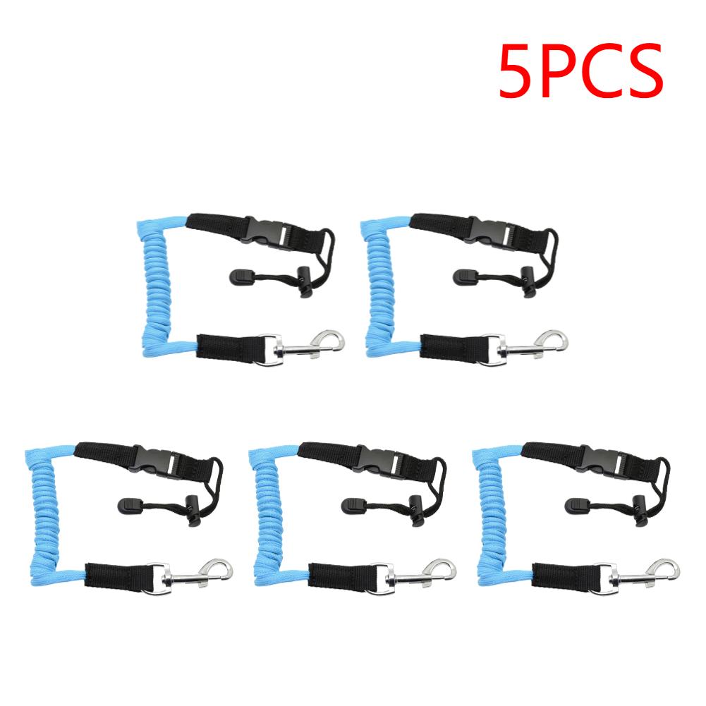 Smycz do wiosła kajakowego Linka zapobiegająca zgubieniu Regulowany uchwyt na wędkę zabezpieczający Linka Szybkie zwalnianie Surfing Spiralna linka do kajakarstwa kanadyjkowego