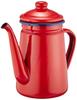 PEARL METAL Emaille-Kaffeekanne 1,1 l Rot Fesca HB-730