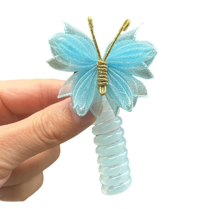 New Flower Hairpin For Women Elegant Floral Butterfly Pearl Tassel Hair Stick Trendy Jewelry Hair Accessories Hair Clips