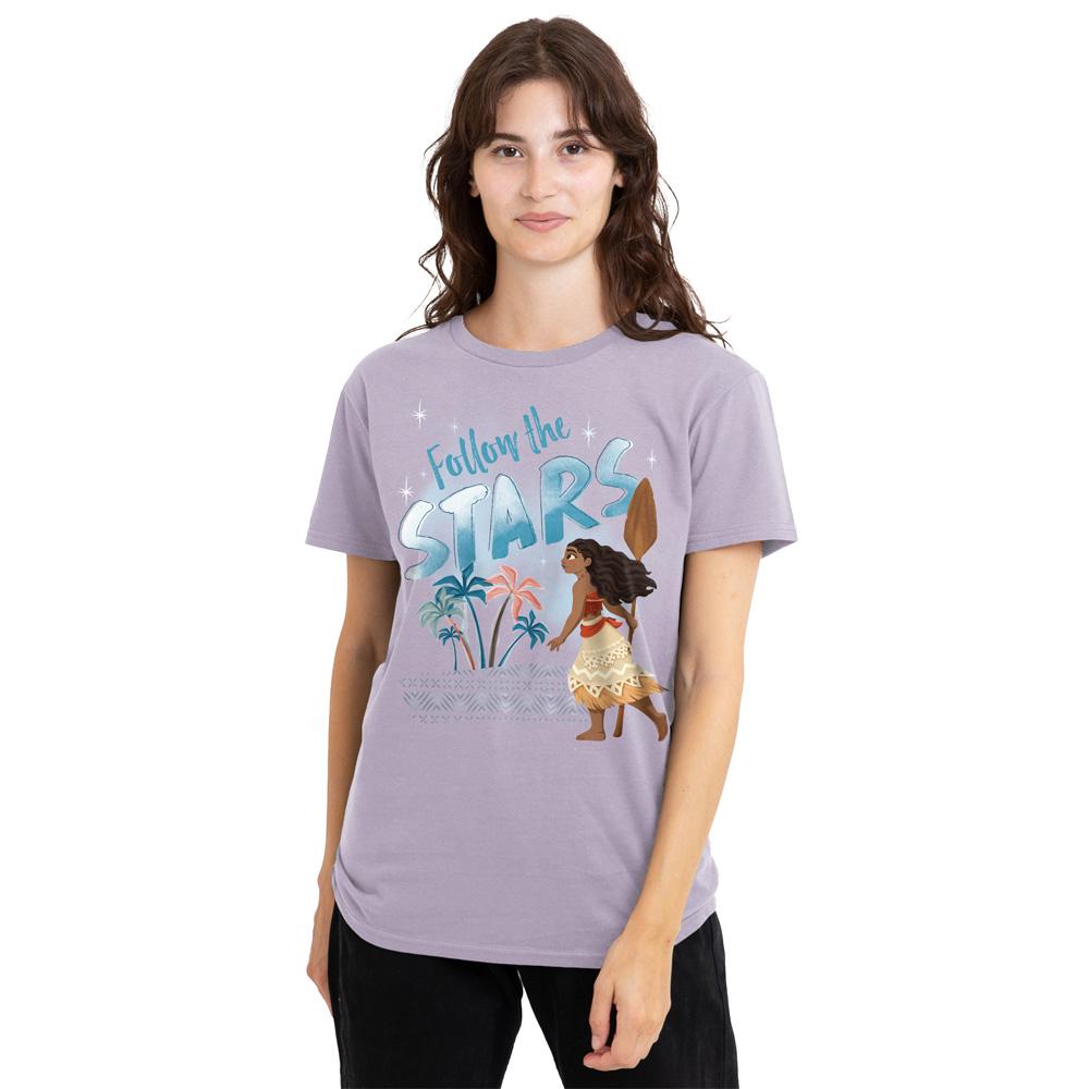 Moana Womens/Ladies Follow The Stars T-Shirt