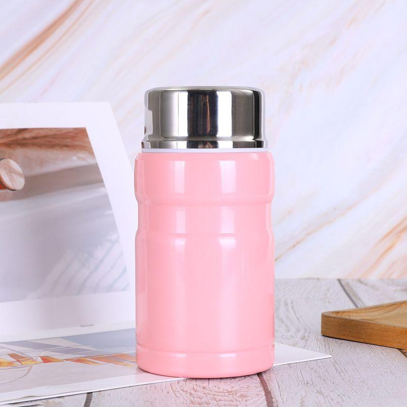 Direct Supply 304 Stainless Steel Braised Cup Large Capacity Vacuum Cup Portable Student Office Worker Insulated Lunch Box