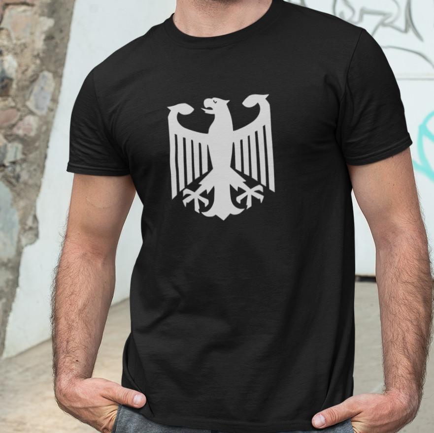 НЕМЕЦКИЙ ОРЕЛ - ФУТБОЛКА (Немецкий орёл Рейха Немецкий DE Имперская птица Флаг) Футболка Unisex M