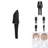 Stylish Danganronpa Byakuya Togami Costume Elegant Black Jacket Pants Shirt Suit