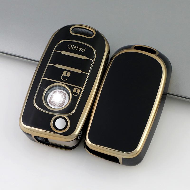 Italian Fiat TPU Soft Rubber Key Bag - Cross-Border Hot Item Car Protective Cover