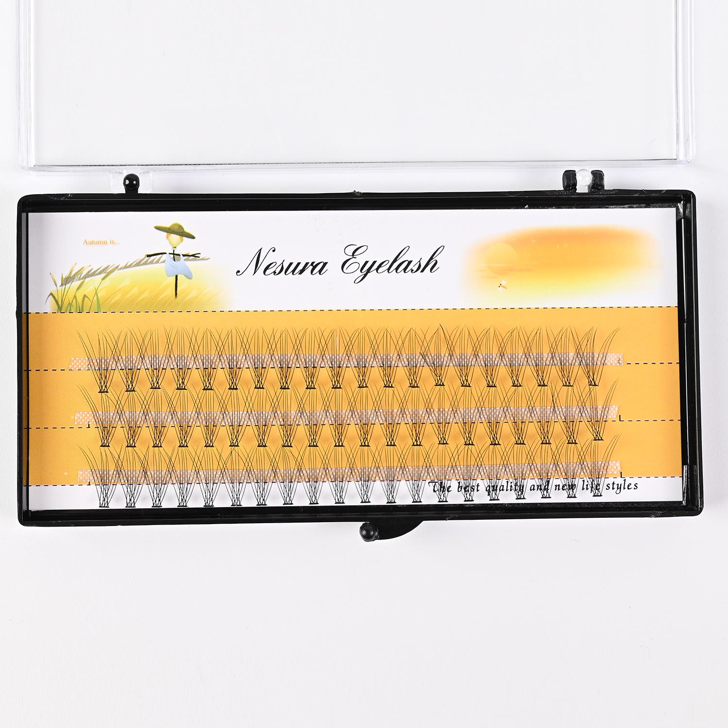 Scarecrow Self-Adhesive Cluster False Eyelashes - Natural Curl, Lightweight, Slender, Multiple Sizes