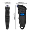 Digital LCD Tire Air 150PSI Pressure Guage Meter Tester Tyre Gauges For Car Truck