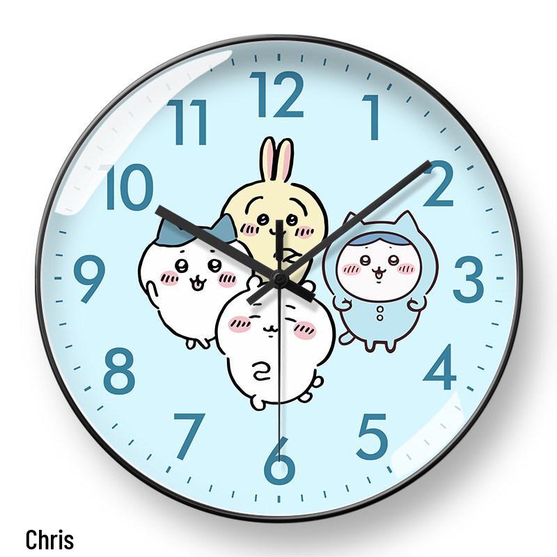 

Jiji Kawaii Silent Cartoon Wall Clock, Self-Setting, Radio-Controlled for Bedrooms, Living or Dining Rooms 8 inch