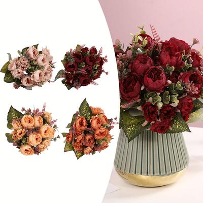 Planta Artificial Flores Artificiales Ramo De Novia