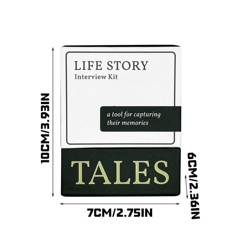 150 Pcs Life Story Interview Kit Cards, Family Conversation Cards With 3 Stages Of Life, Get To Know Parents And Grandparents For Family Pictionary