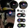 High Brightness Devil Eyes Bicycles Rear Light Programmable Bike Tail Lamp Dynamic LED Bicycles Tail Light Enduring