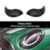 Carbon Fiber Car Headlight Eyebrows Cover FRP Front Angry Eyelids For MINI F54 CLUBMAN F57 CABRIO 3 doors F55 F56 COOPER S