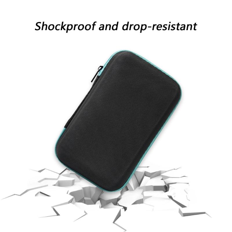 Stoßfeste EVA-Aufbewahrungstasche für Zubehör für Pocket-Fotodrucker Mit Innenfächern Und Wasserabweisend