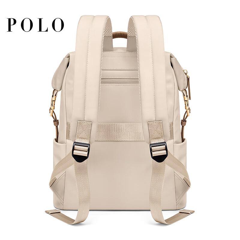 POLO Backpack for Women, Large Capacity, 14-Inch Laptop Bag, Student Schoolbag, Versatile Commuter Bag, Birthday Gift for Girlfriend