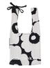 Tote KNITTED MINI Scandinavian Scandinavian design [Marimekko] bag, handbag, TOTE, Unikko, black, off-white, 94145, 094145, 911, goods, [Product]
