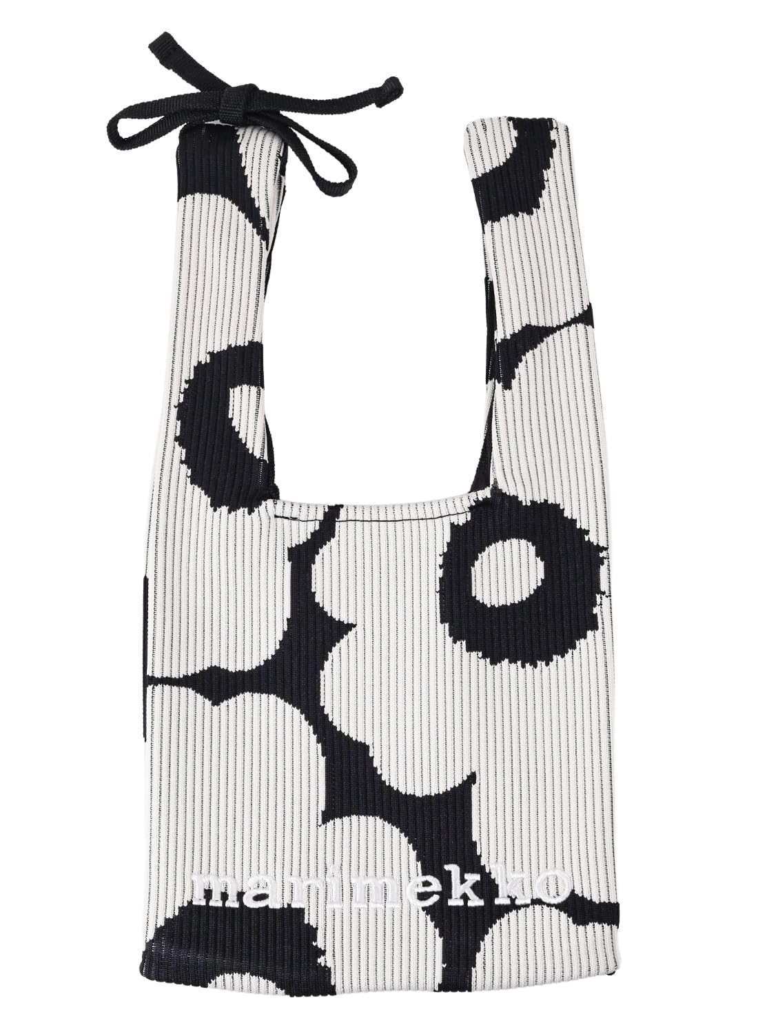 

Сумка-тоут ВЯЗАНАЯ МИНИ Скандинавский скандинавский дизайн [Marimekko] сумка, сумочка, ТОУТ, Unikko, черный, молочный, 94145, 094145, 911, товары, [Товар]