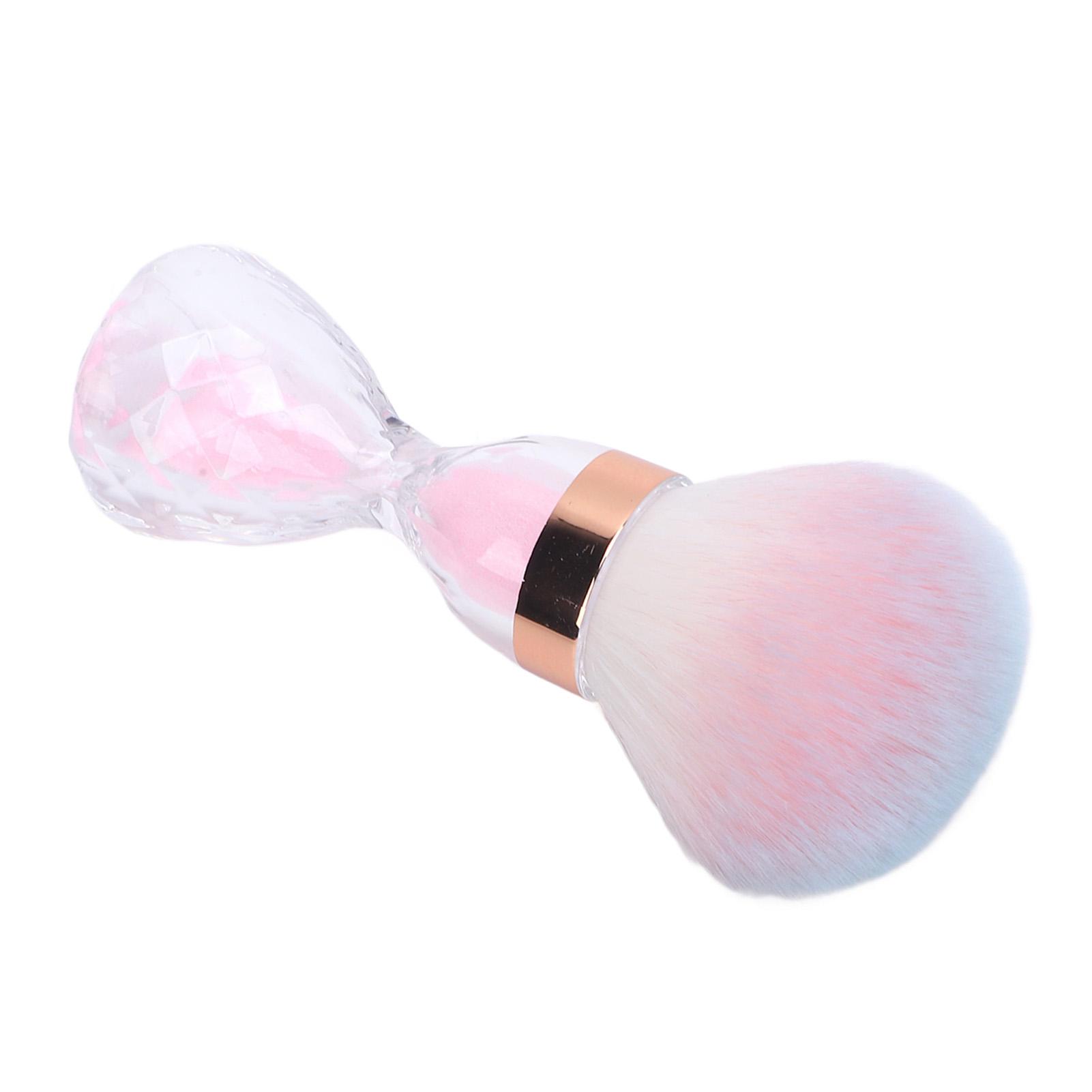 

Nail Art Dust Brush Soft Nail Art Dust Cleaner Brush with Handle for Manicure and Makeup