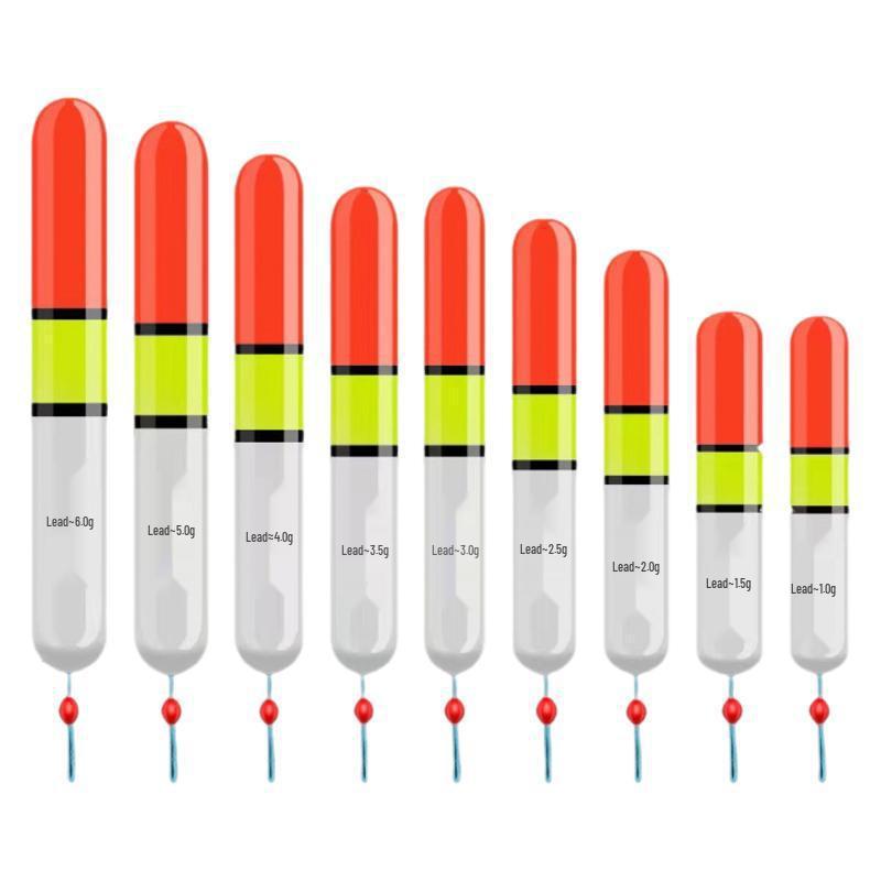 White Stream Eye-Catching Fishing Floats for Slippery Roads