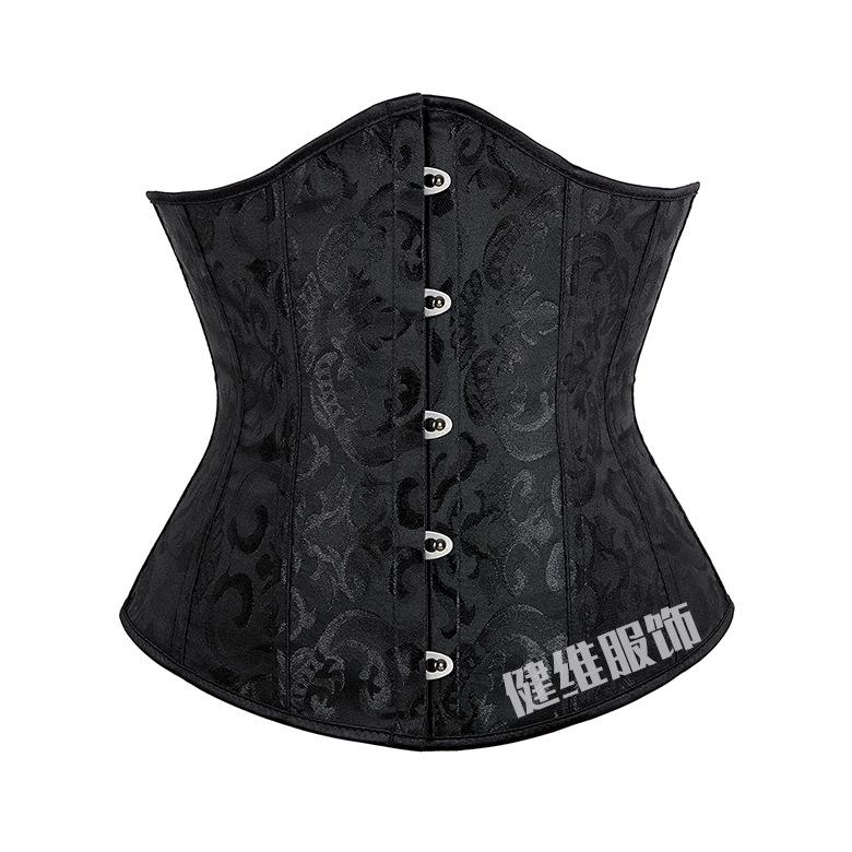 

Ретро Цветочный Корсет-Утяжка для Талии с Контролем Живота и Многоцветным Жаккардовым Узором S