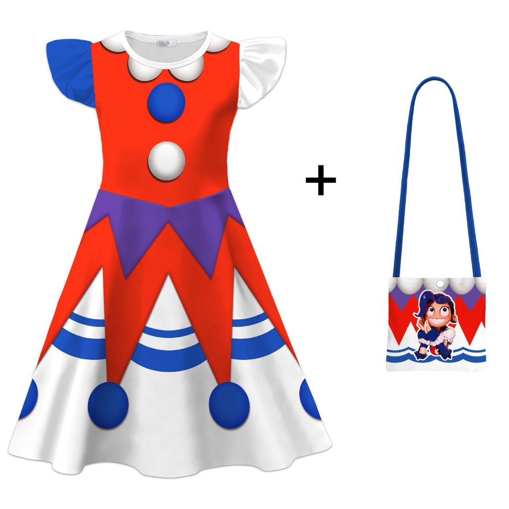 Kids Halloween Cosplay Costume Unisex Boys Girls Long Sleeve Top And Pants Set Fancy Dress For Party Carnival Holiday