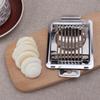 Stainless Steel Boiled Egg Slicer Manual Cutting Sectioner Cutter Mold Cooking Accessories