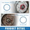 A ABSOPRO Car Hub Centric Ring OD 67.1mm ID 54.1mm Hub Centric Ring Wheel