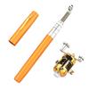 1 Set Fishing Pole Reel High Durability Abrasion Resistant Replacement Strong Load-bearing Pen Fishing Rod Reel for Angling