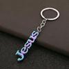 Fashionable Metal Letter/Fish/Crosses Pendant Key Rings Charm for Trendsetters