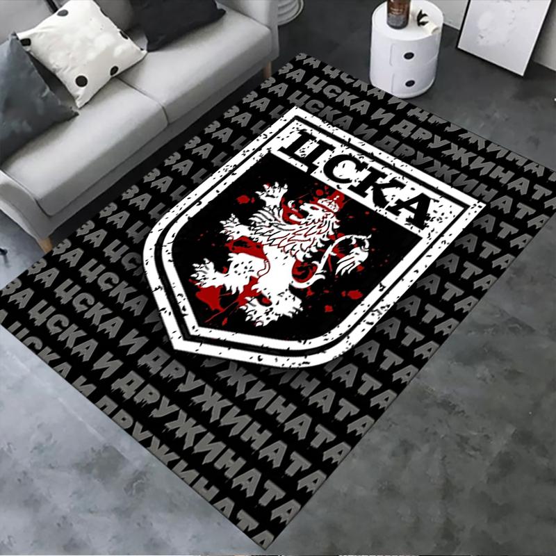 PFC CSKA Sofia Carpet Rug for Living Room Bedroom Home Sofa Decoration,Kids play Non-slip Floor Mat