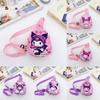 Kuromi Cartoon Kids Coin Wallet With Polyester Lining For Daily School Use