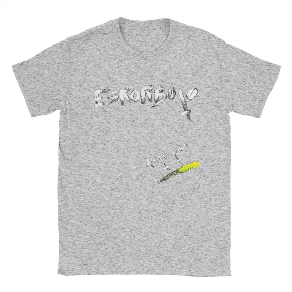 Eskorbuto Antitodo Album Punk Band T-Shirt Men Music Vintage Cotton Tees Round Collar Short Sleeve T Shirts Gift Idea Clothes