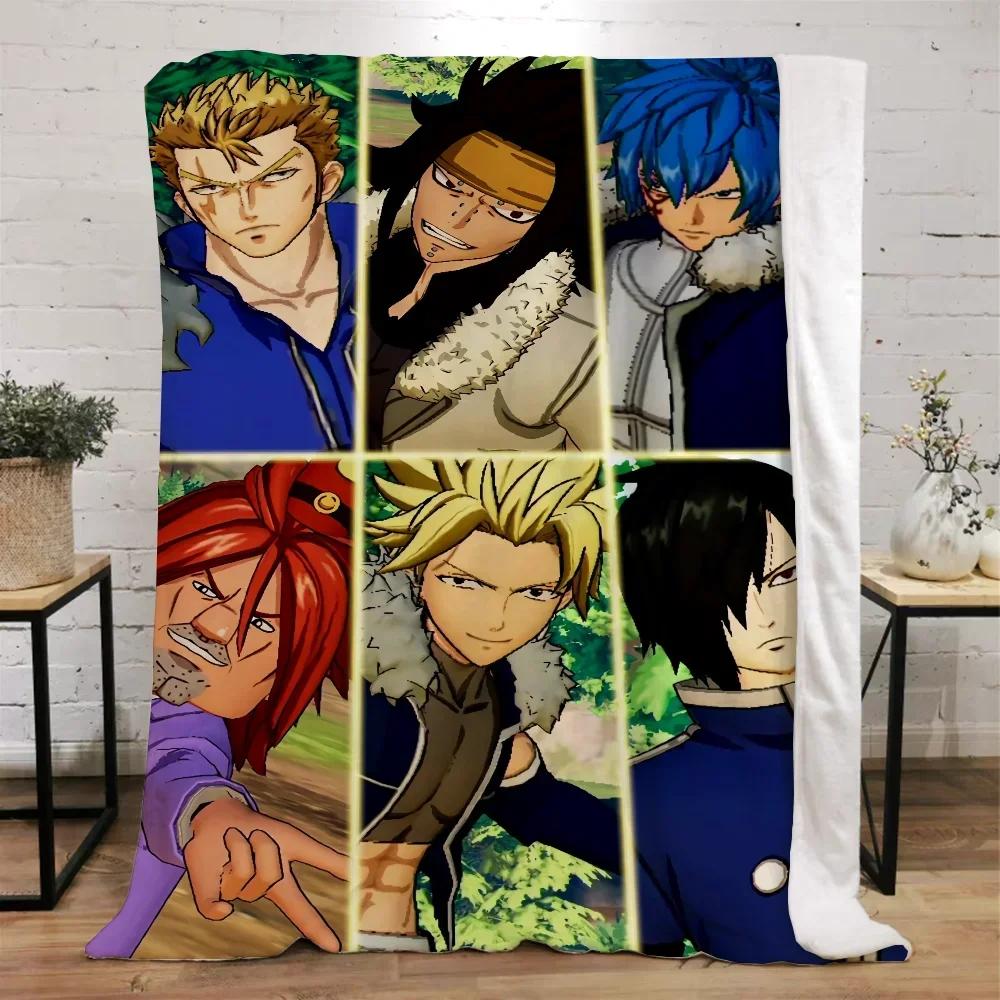 Fairy Tail Coral Warm Blankets for Cold Home and Decoration Winter Blanket Bed Microfiber Bedding Beach Towel Fluffy Plaid Throw