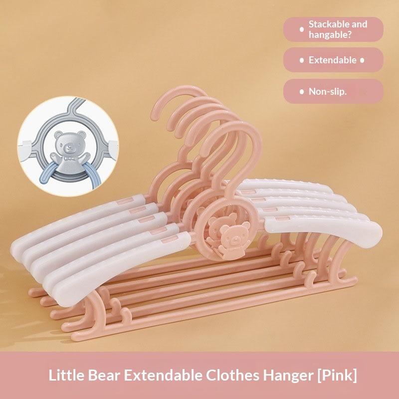 10Pcs Baby Clothes Hanger Thickened Plastic Non Slip Kids Garment Rack Small Size Infant Clothing Hanger For Home Laundry Closet