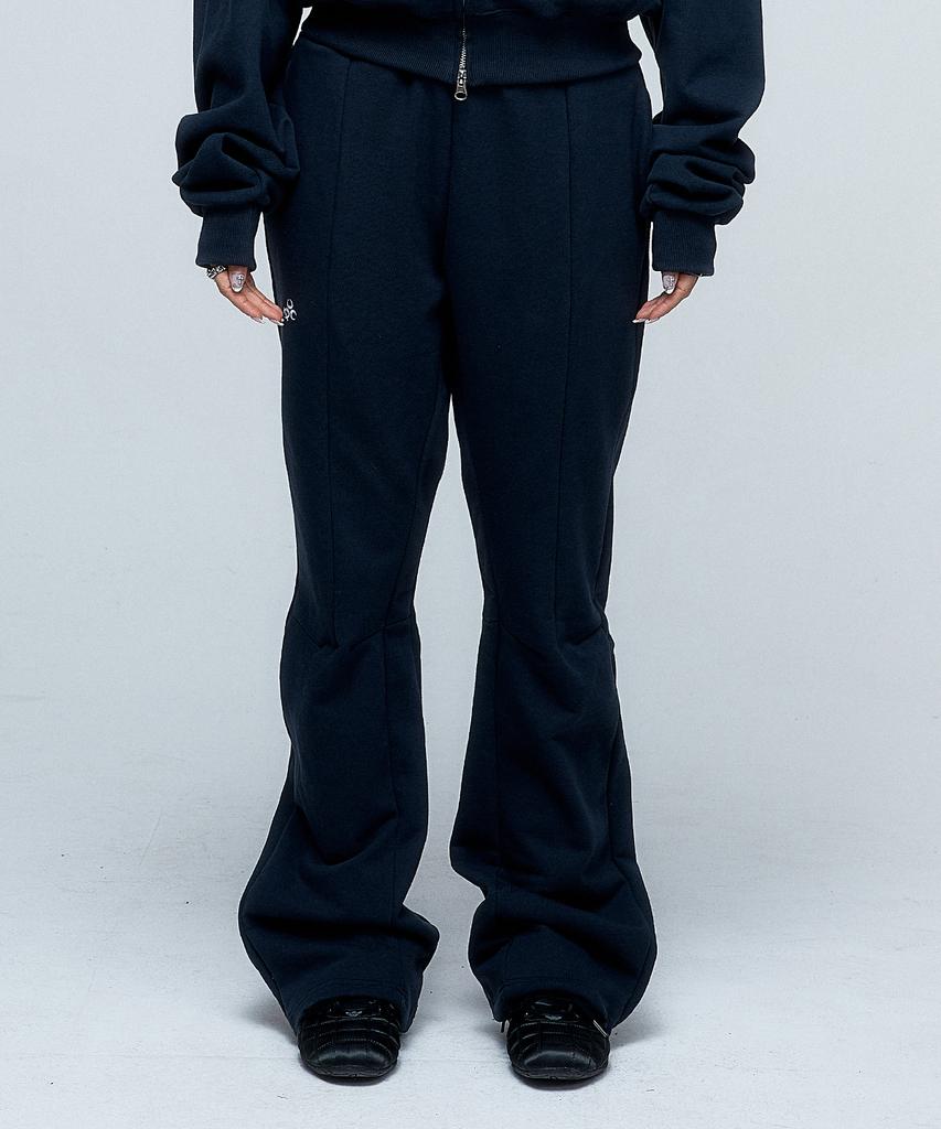 DAUSPICE (Duc) Flare Sweat Pants Vintage Black